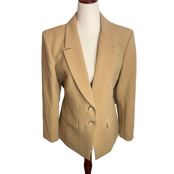 J.Crew $258 Madelyn Blazer Four Season Stretch Hthr Saddle Size 6 CC289 - Picture 3 of 12